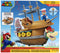 Jakks Pacific Super Mario Deluxe - Bowsers doomschip met figuur - 6 cm