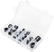 TRU COMPONENTS 93038c437 Bevestigingsklem TC-6649812 Bundel-Ø (bereik) 6 tot 16 mm 18 onderdelen