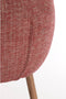 Blaine eetkamerstoel - beige+hout donkerbruin