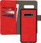 iMoshion Hoesje Geschikt voor Samsung Galaxy S10 Hoesje Met Pasjeshouder - iMoshion Uitneembare 2-in-1 Luxe Bookcase - Rood
