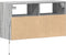 vidaXL - Tv-wandmeubel - met - LED - 80x31x45 - cm - grijs - sonoma - eikenkleurig