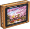 UNIDRAGON Houten Puzzel Voor Volwassenen Woosaic - Sakura - 500 stukjes - King Size 31x44 cm