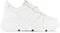 PS Poelman JARA - Dames sneakers - Chunky zool 4 cm - Wit