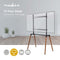 Nedis TVSM7250BK - Vloerstandaard - Geschikt voor 60-75 inch TV's - Houten afwerking
