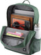 HP Campus Backpack - Laptoptas - 3 Compartimenten - Groen