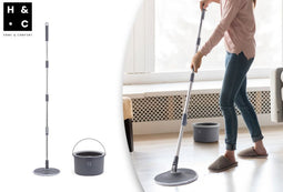 Home & Comfort Spin mop dweilsysteem voor moeiteloos reinigen