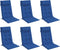 vidaXL - Stoelkussens - 6 - st - hoge - rug - oxford - stof - koningsblauw