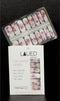 LAUED Nagelstickers - Nail Wraps - 16 Extreem Dunne Nagellak Stickers - Manicure Nail Art Folie - Fineline Flower