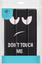 imoshion Tablet Hoes Geschikt voor iPad Mini 5 (2019) / iPad Mini 4 (2015) (2015) - imoshion Design Trifold Bookcase - Zwart / Meerkleurig /Don't touch