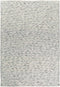 Brink en Campman - Grain 13504 Vloerkleed - 200x280 - Rechthoek - Laagpolig,Structuur Tapijt - Industrieel - Blauw, Grijs, Wit