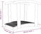 vidaXL - Tuinbrug - met - leuning - 170x74x105 - cm - geïmpregneerd - grenenhout