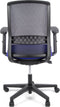 Linea bureaustoel - Tekna 01 - ergonomisch EN1335 - multi verstelbaar - max. draagvermogen 110kg - zwart/blauw - LF-2011403