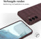 imoshion Hoesje - Geschikt voor Samsung Galaxy S24 - EasyGrip Backcover - Aubergine