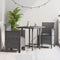vidaXL - Tuinmeubels - met - Kussens - 2 - stuks - Lichtgrijze - Poly - Rattan