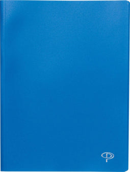 Pergamy showalbum, voor ft A4, met 30 transparante tassen, blauw