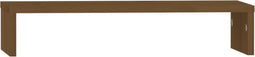 vidaXL - Monitorstandaard - 50x27x10 - cm - massief - grenenhout - honingbruin