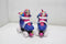 K3 Rolschaatsen - Verstelbaar - Maat 26-29 - Blauw/Roze