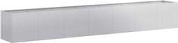 vidaXL - Plantenbak - 280x40x40 - cm - gegalvaniseerd - staal