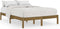 vidaXL - Bedframe - massief - hout - honingbruin - 120x190 - cm