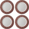 Laura Ashley Stockbridge Collectables Borden set van 4 - Kerstservies - 26 cm - Giftset -