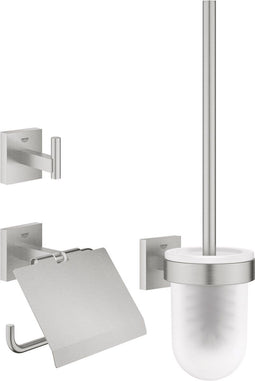 GROHE Start Cube Accessoiresset 3-in-1 - RVS look - Supersteel