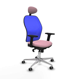 Piqueras y Crespo 2D086G1 - Bureaustoel - Verstelbare hoogte met armleuning - Roze