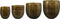 Ter Steege Bloempot Metaal Antiek Look D 24 cm H 25 cm Opening 20 cm
