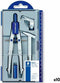 Kompas Staedtler 550 4 Onderdelen Grijs (10 Stuks)
