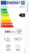 LG RH90V9ZVEN - Warmtepompdroger - 9 kg - 62 dBA - Auto cleaning condensor - Glazen deur met zwarte inleg