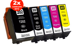 Epson 202XL - Inktcartridges - Hoge Capaciteit - Zwart (2 stuks)