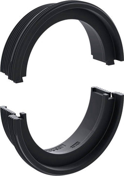 CONTA-CLIP KDS-RGA M50 BK Schroefdraad- en vergrendelingsadapter Plaatdikte (max.): 7 mm Polyamide 6.6 Zwart 5 stuk(s)