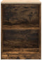 vidaXL - Garagekast - 60x51x85 - cm - massief - grenenhout - gerookt - eiken