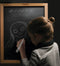 Europel - krijtbord - houten lijst – muurdecoratie – tekenbord - 50x100cm