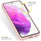 Accezz Liquid Silicone Backcover - Samsung Galaxy S22 - Schokabsorberend - Roze