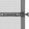 vidaXL - Hordeur - met - scharnieren - 120x240 - cm - antraciet