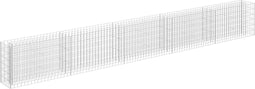 vidaXL - Gabion - plantenbak - verhoogd - 450x30x60 - cm - gegalvaniseerd - staal