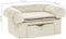 vidaXL - Hondenbank - met - lade - 75x50x38 - cm - pluche - crèmekleurig