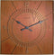 NeXtime - Wandklok - 50 cm - Hout - Bruin - 'Wood Square'