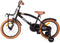 AMIGO 2Cool Jongensfiets 16 Inch - Kinderfiets voor 4 tot 6 Jaar - 100-115 cm - Zwart - met Zijwieltjes