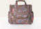 Oilily Amelie Sits bloemenprint Toilettas met haak Elmwood Waterdicht met Spiegeltje bruin