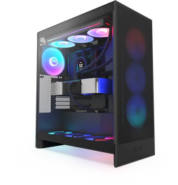 NZXT H7 Flow (2024) - Midi Tower PC - ATX EATX micro ATX Mini-ITX - Zwart