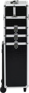vidaXL - Make-up - trolley - aluminium - roze