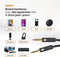 Drivv - AUX Kabel 3.5 mm - Male to Male - Verguld - Zwart - 5 meter