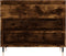 vidaXL - Schoenenkast - 70x36x60 - cm - bewerkt - hout - gerookt - eikenkleurig