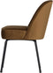BePureHome Vogue Eetkamerstoel - Fluweel - Honinggeel - 83x50x60