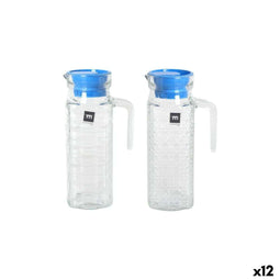 Pot met Deksel en Doseringdispenser La Mediterránea Chrystie Glas (12 Stuks)