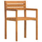 Tuinstoelen 4 stuks 50x53x80 cm massief acaciahout