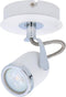 Grundig Spotlamp - Verstelbaar - 360° draaibaar - Wit Zilver