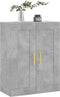 vidaXL - Wandkast - 69,5x34x90 - cm - bewerkt - hout - betongrijs