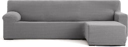 Hoes voor chaise longue met korte armleuning rechts Eysa JAZ Grijs 120 x 120 x 360 cm